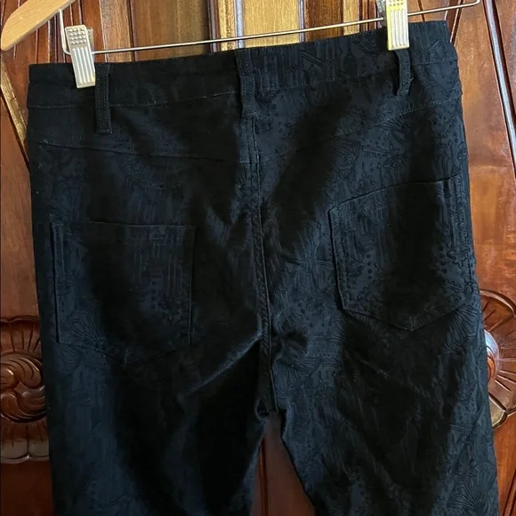 Killstar Black Embossed Fabric stretch jeans - Picture 3 of 10